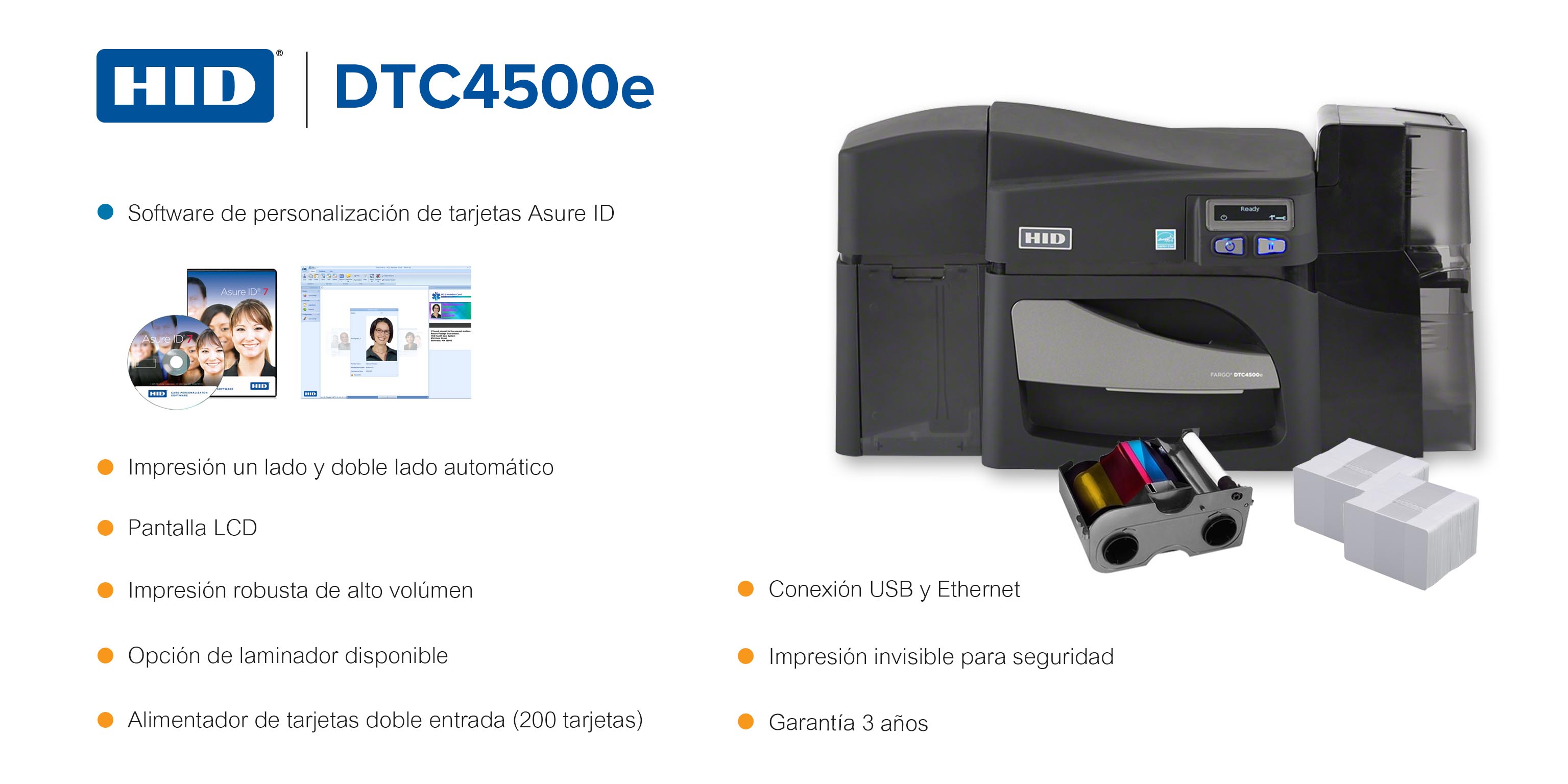 Impresora HID DTC4500e