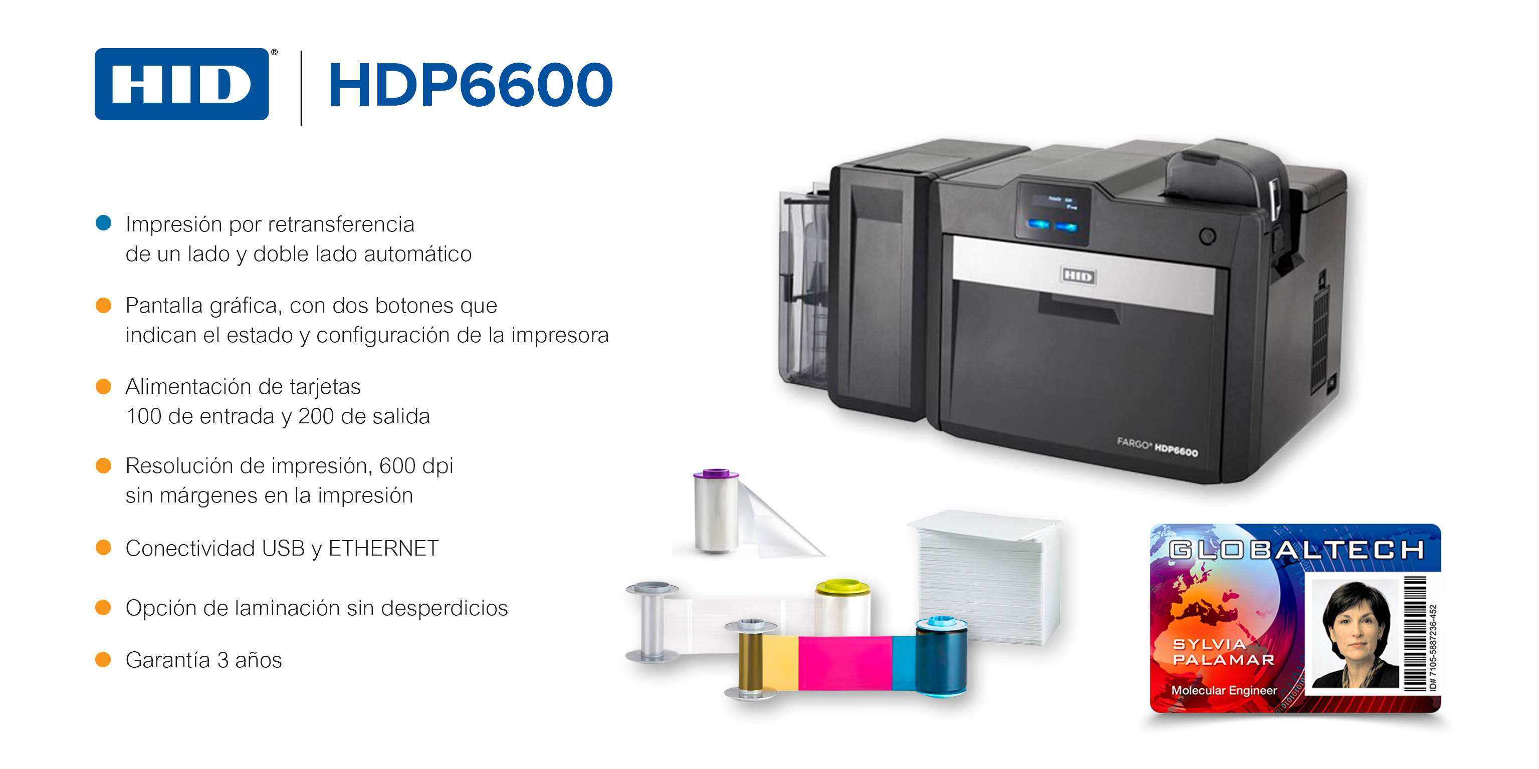 Impresora HID HDP6600