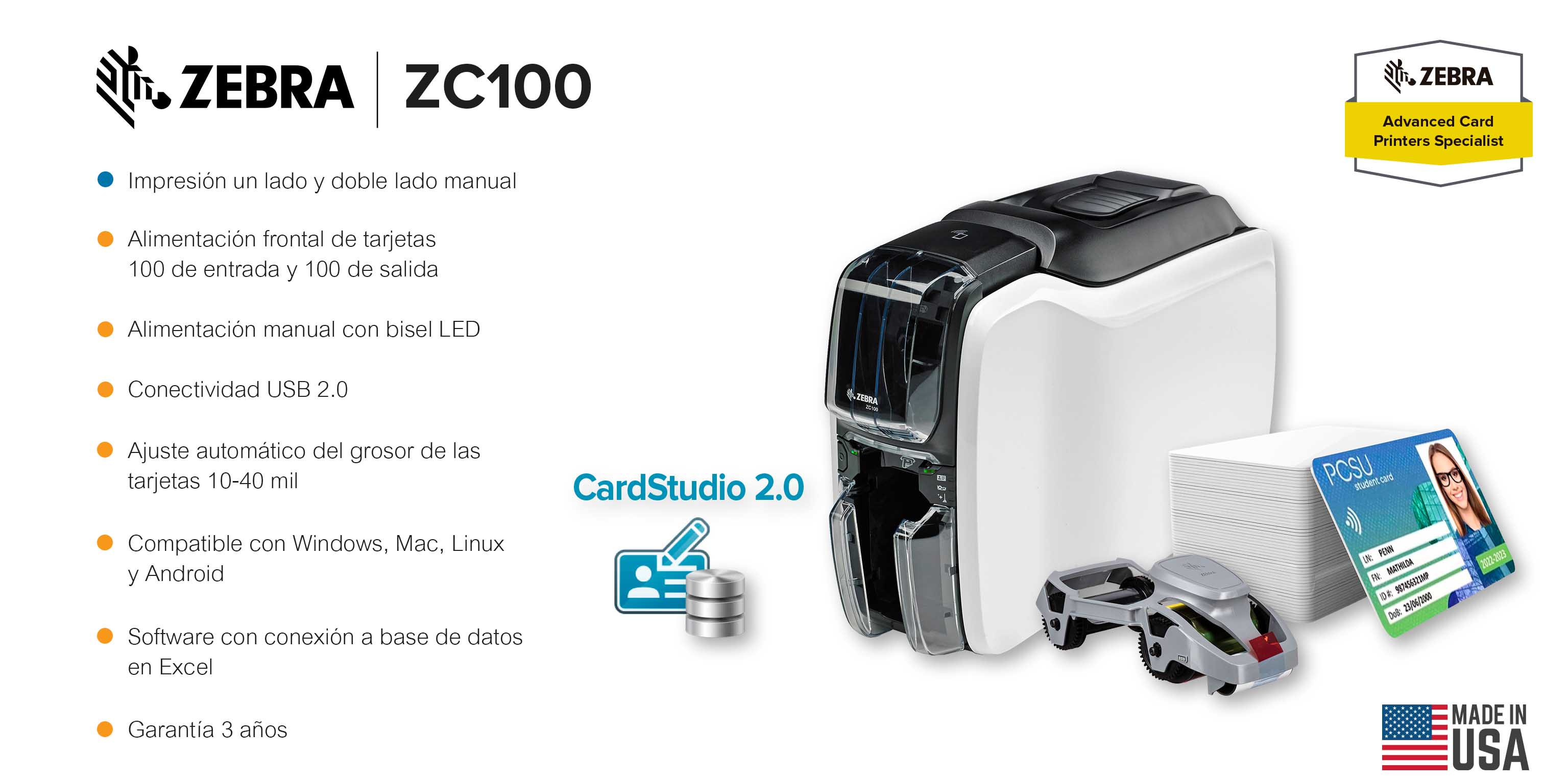 Impresora Zebra ZC100