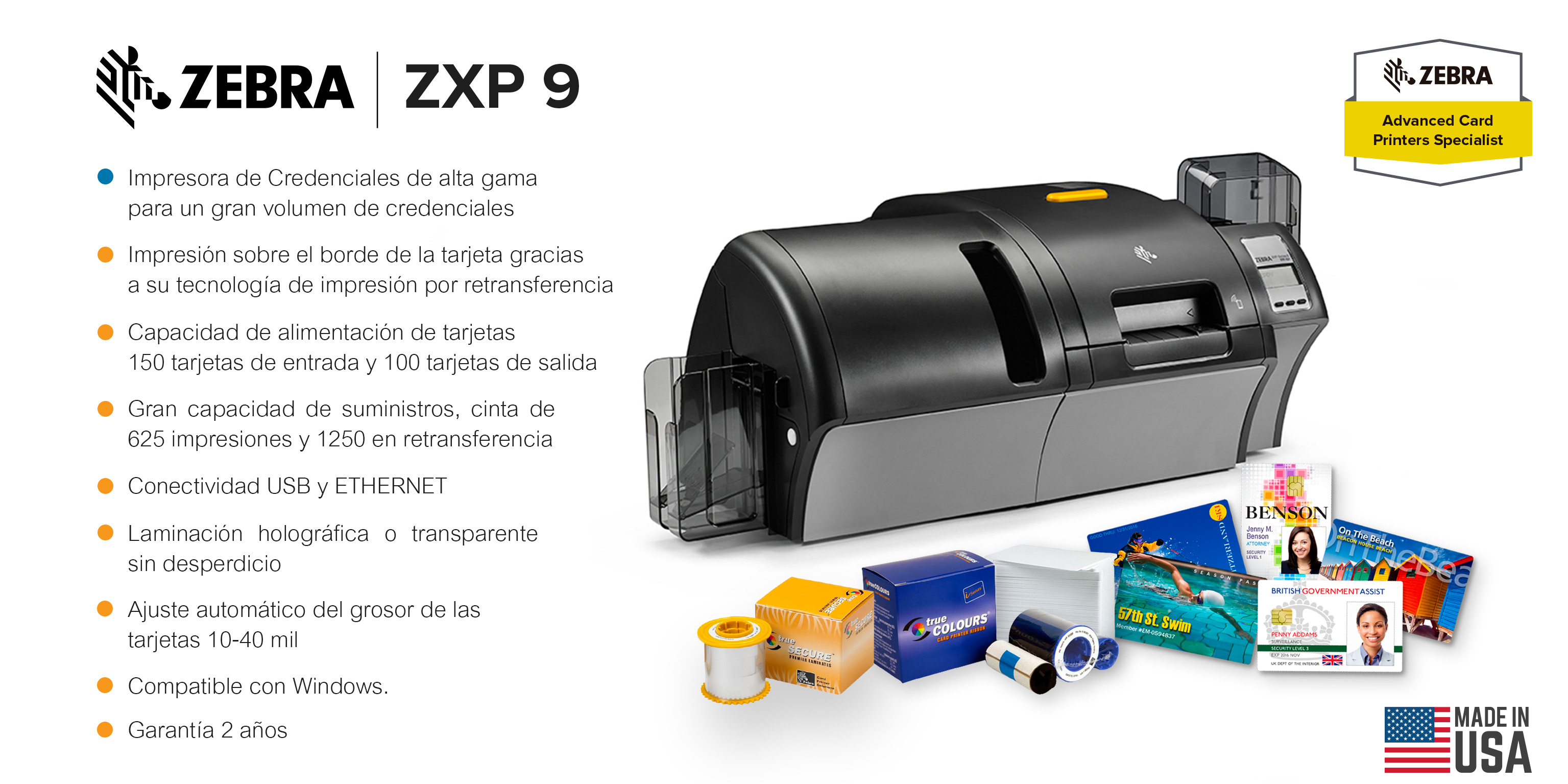 Impresora Zebra ZXP9